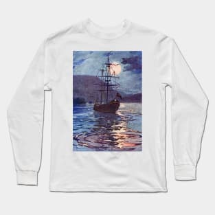 The Jolly Roger by Alice B. Woodward Long Sleeve T-Shirt